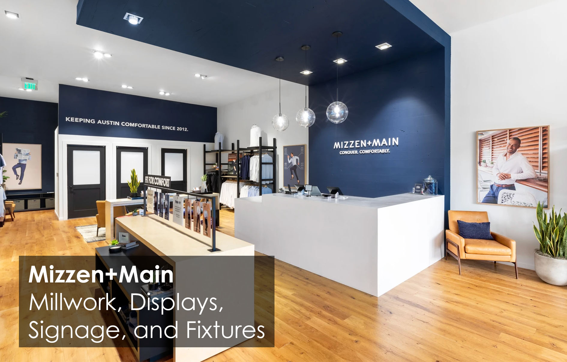 Mizzen+Main Millwork, Displays, Signage, and Fixtures